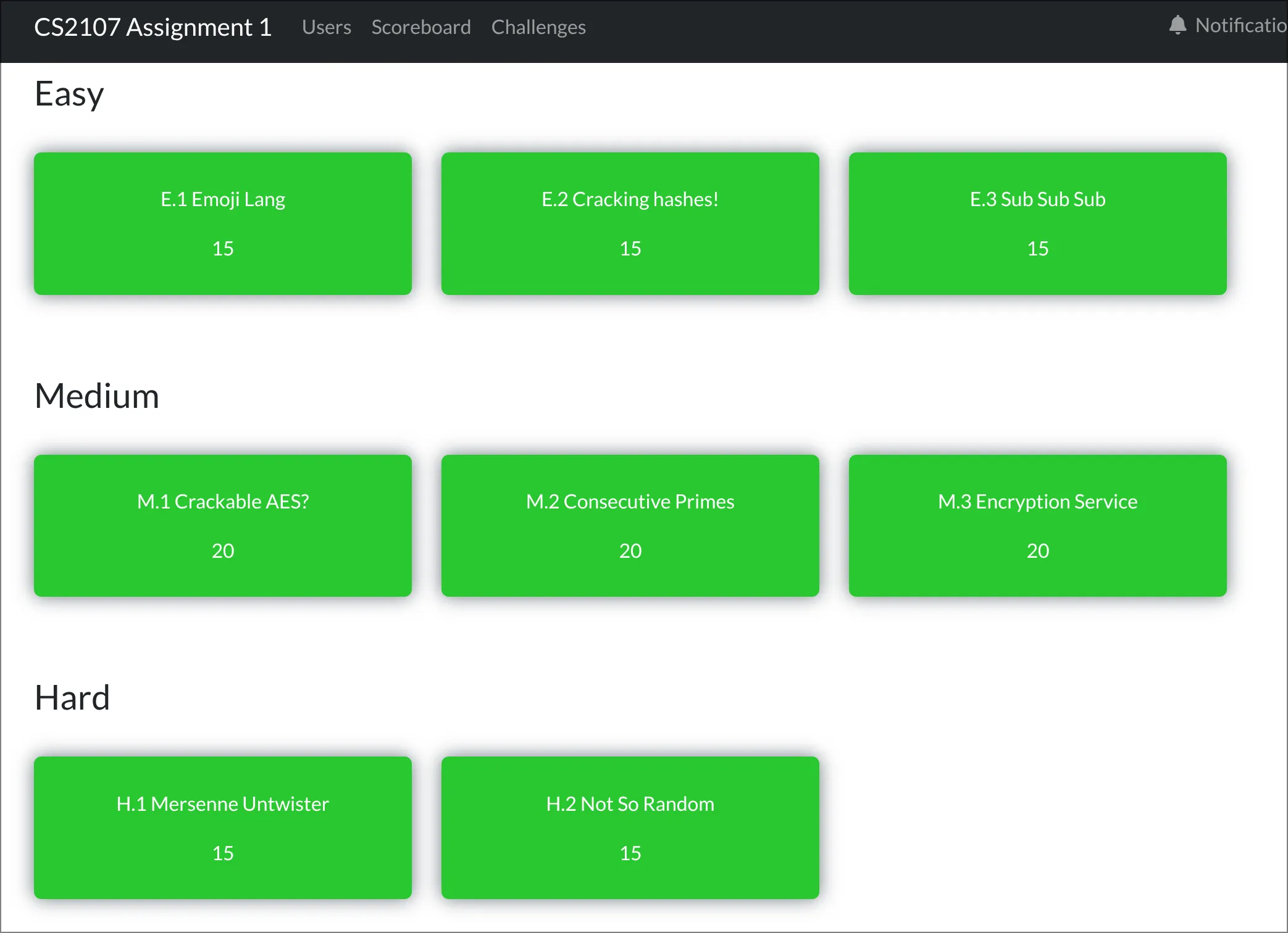 Image of Assignment 1 CTF - CS2107 Information Security